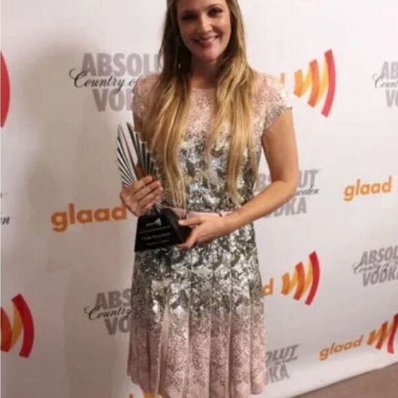 $5,700 OSCAR DE LA RENTA PICASSO ART OMBRE SILK SEQUIN RUNWAY DRESS US 8 - Picture 2 of 6